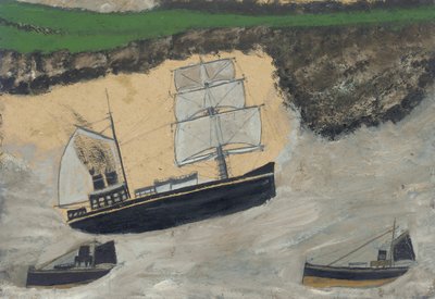 Drei Dampfer von Alfred Wallis