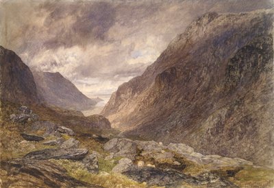 Pass von Llanberis, ca. 1853 von Alfred William Hunt