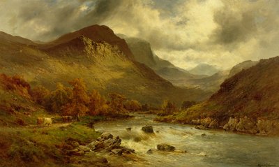 Herbst in Selkirk von Alfred de Breanski