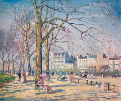 Frühling im Hyde Park, um 1910 von Alice Maud Fanner