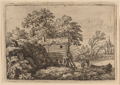 Fischerhütte von Allart van Everdingen