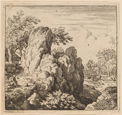 Großer Felsen von Allart van Everdingen
