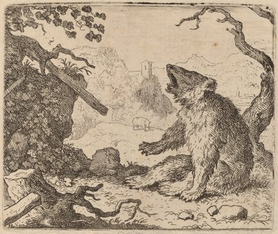 Der Bär als Bote gesandt von Allart van Everdingen