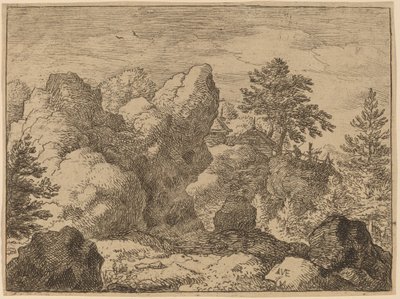 Der spitze Felsen von Allart van Everdingen