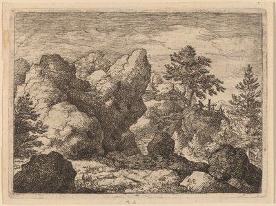 Der spitze Felsen von Allart van Everdingen