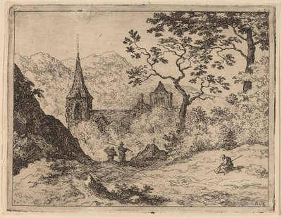 Der Kirchturm von Allart van Everdingen