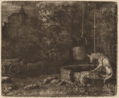 Der Wolf und der Brunnen von Allart van Everdingen