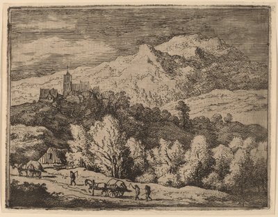 Zwei Karren von Allart van Everdingen