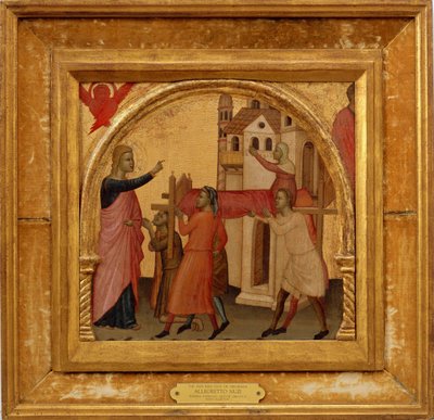 Die Auferstehung der Drusiana, ca. 1370 von Allegretto Nuzi