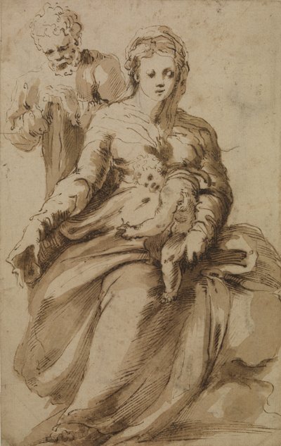 Heilige Familie, ca. 1637 von Alonso Berruguete