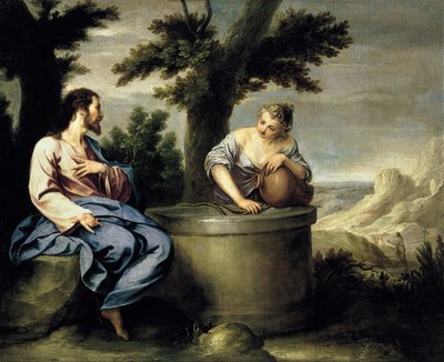 Christus und die Samariterin von Alonso Cano