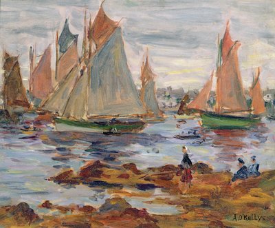 Der Hafen von Concarneau von Aloysius C. O
