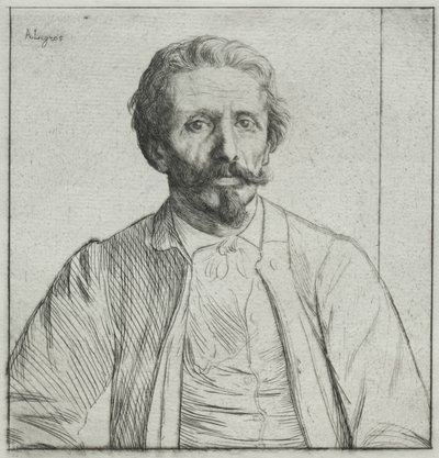 Auguste Delâtre, ca. 1877 von Alphonse Legros
