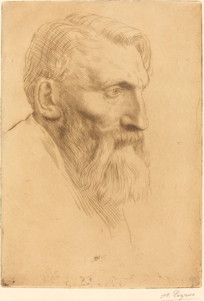 Auguste Rodin von Alphonse Legros