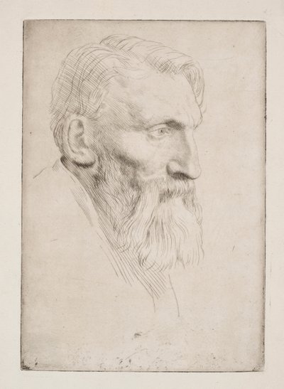 Auguste Rodin von Alphonse Legros