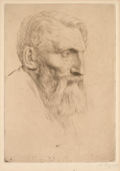 Auguste Rodin von Alphonse Legros