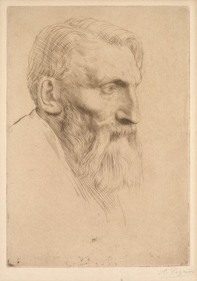Auguste Rodin, 1881 von Alphonse Legros