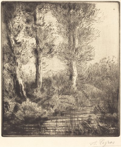 Ufer des Saint-Pre Rive du Saint-Pre von Alphonse Legros