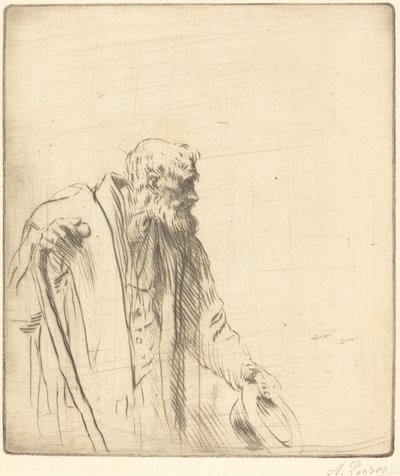 Bettler (Un mendiant) von Alphonse Legros