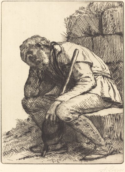 Verzweifelter Mann von Alphonse Legros