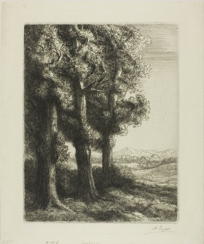 Waldrand von Alphonse Legros