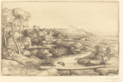 Fußgängerbrücke La passerelle von Alphonse Legros