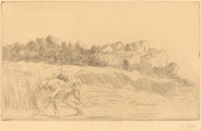 Erntearbeiter (Les moissoneurs) von Alphonse Legros
