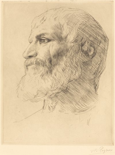 Kopf eines Soulioten Tete de Souliote von Alphonse Legros