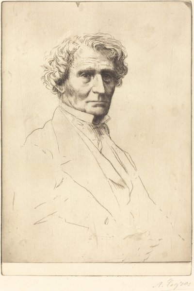 Hector Berlioz von Alphonse Legros