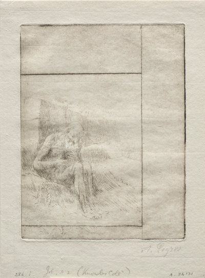 Hiob (2. Platte) von Alphonse Legros