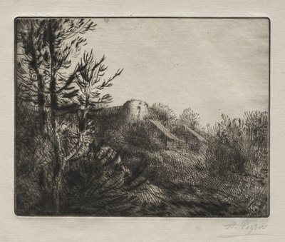 Der Bauernhof von Valoux von Alphonse Legros