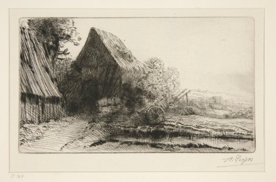 La maison du charron von Alphonse Legros