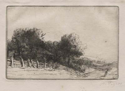 Landschaft von Alphonse Legros