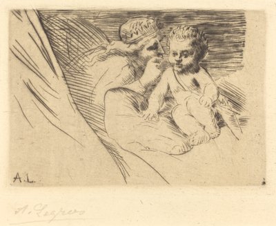 Mab und Amor von Alphonse Legros