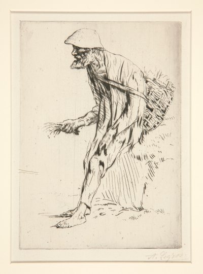 Marchand de Mouron (Händler aus Mouron) von Alphonse Legros