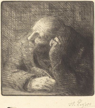 Meditation (La méditation) von Alphonse Legros