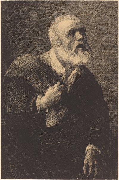 Nacht Ausrufer von Alphonse Legros