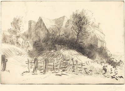 Altes Gasthaus (Une ancienne auberge) von Alphonse Legros