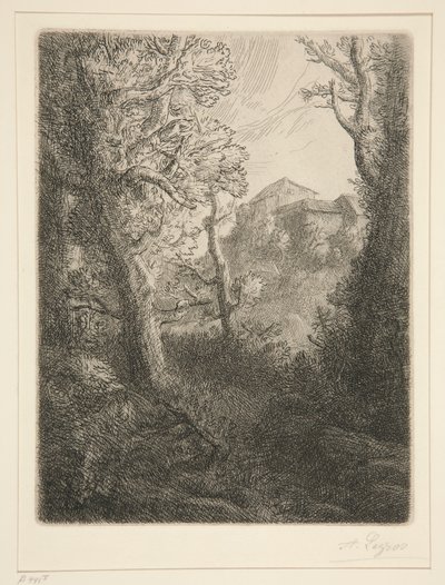 Landschaft von Alphonse Legros