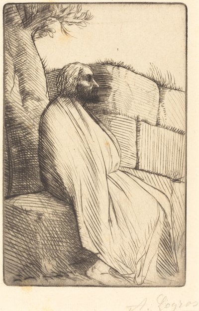 Philosoph (Le philosophe) von Alphonse Legros