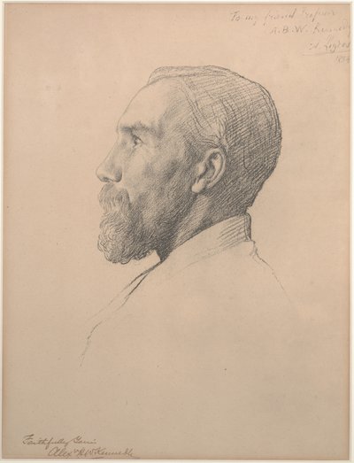 Porträt von Professor Alexander Kennedy von Alphonse Legros