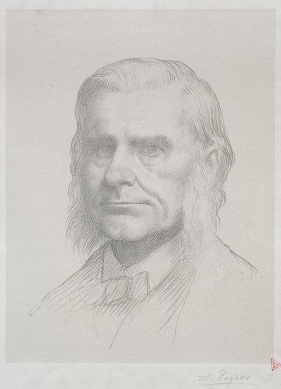 Porträt von Thomas Huxley (2. Platte) von Alphonse Legros