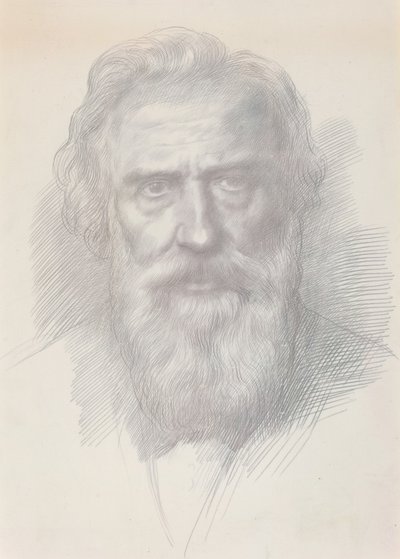 Selbstporträt von Alphonse Legros