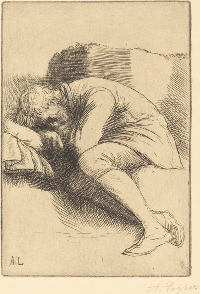 Schläfer (Ein Schläfer) von Alphonse Legros