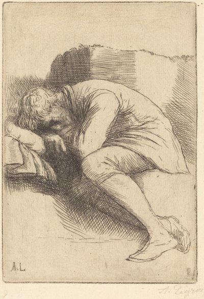 Schläfer von Alphonse Legros