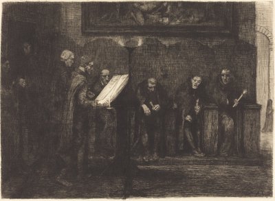 Spanische Sänger von Alphonse Legros