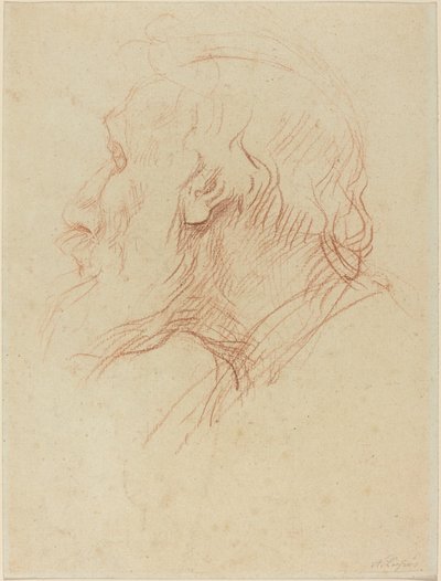 Studie eines Bettlers von Alphonse Legros