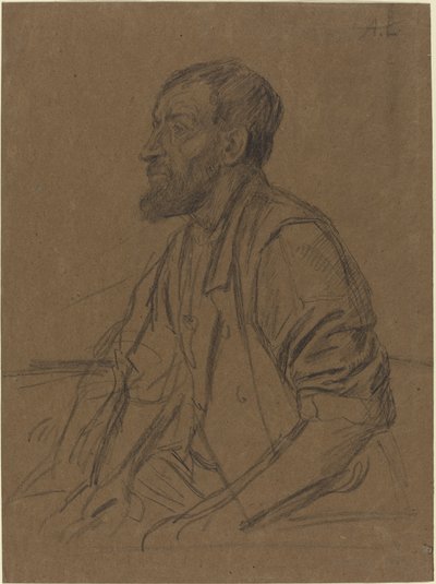 Studie eines Arbeiters von Alphonse Legros