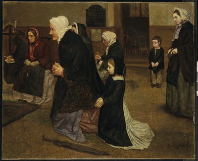 Der Angelus, 1859 von Alphonse Legros
