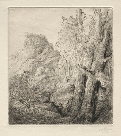 Die alte Stadt von Alphonse Legros